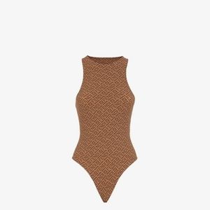 Fendi x Skims high neck thong bodysuit